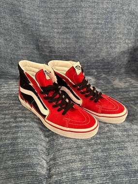 VANS Sk8-Hi Bolt Racing Red Black